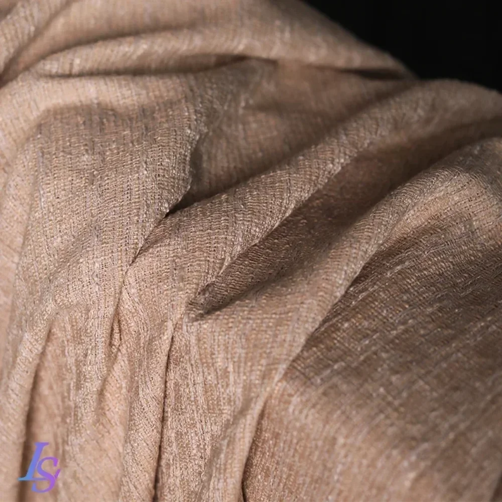 

Хлопково-льняной материал, ткань, двусторонняя текстура, одежда в стиле ретро, оптовая продажа, ткань на метр, шитье одежды своими руками