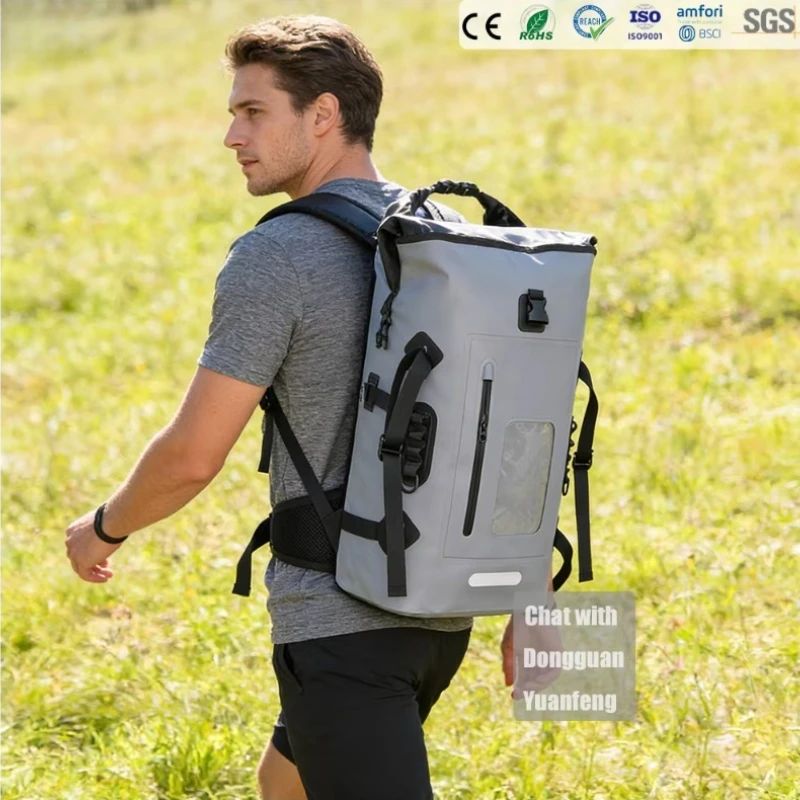 

2026 New Utility Outdoor Sports Dry Bag Swimming Boating Hiking Camping Waterproof Backpack