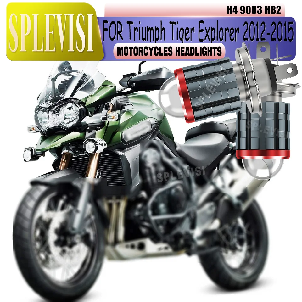 

Enhanced Illumination Clear Night Vision LED yellow white Motorcycle Headlight For Triumph Tiger Explorer 2012 2013 2014 2015