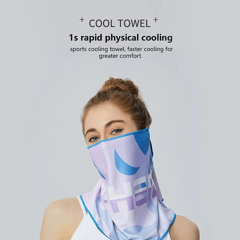 Cold Sensation Towel Absorbs Sweat Quickly Dries And Has A Portable Fitness Ice Sensation Towel Sports Sweat Wiping Towel