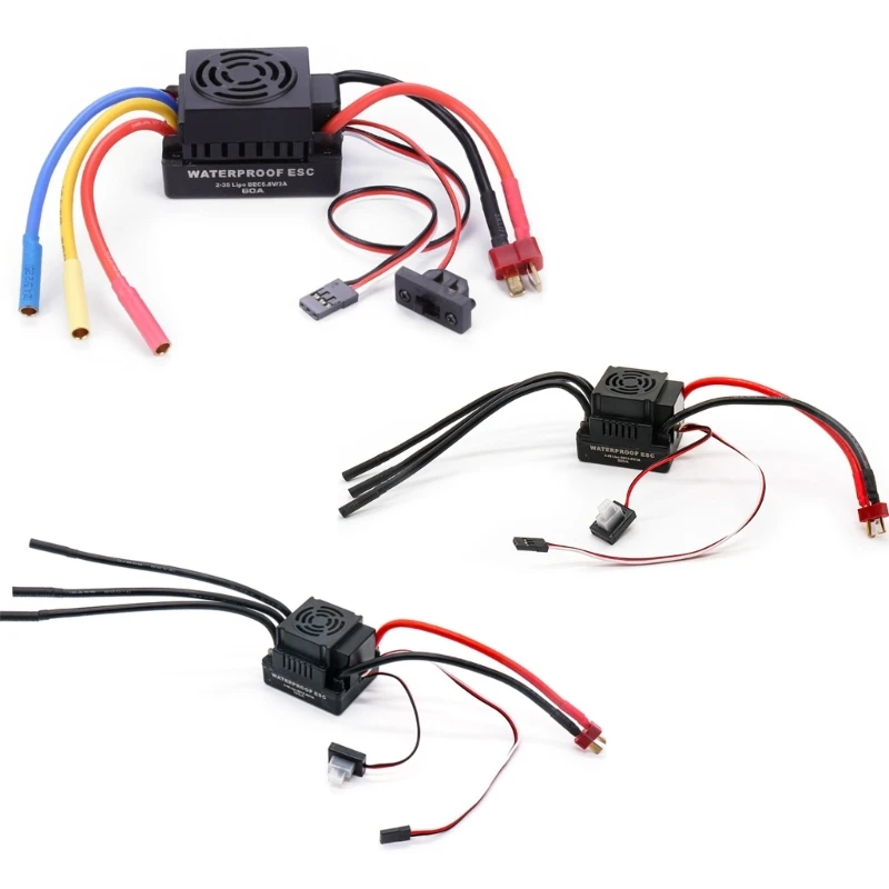 60/80/120A Brushless Motor  for 1/10 1/8 RC Car Electronic Speed Controller ESC