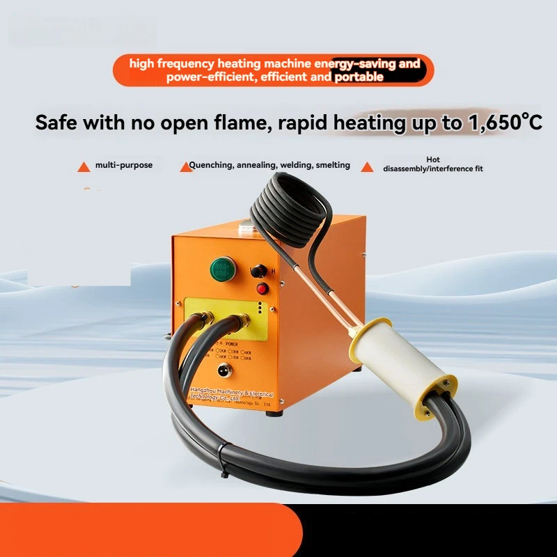 

Small Metal Heater 220V High Frequency Induction Heater Electromagnetic Heater Furnace Quenching Annealing Casting