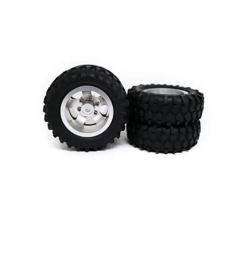 WPL D 12 D12 model remote control car modification upgrade 55MM metal tire direct installation heavier