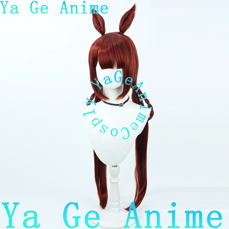 يا جي كوسبلاي أوما موسومي بريتي ديربي أغنيس شعر مستعار كوسبلاي رقمي آذان ذيل سباق الخيل فتاة لعبة عرض الواقع شعر مستعار شخصي #4