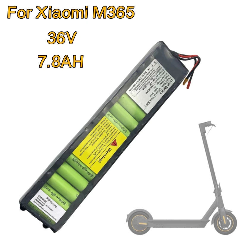 

36V For Xiaomi M365 Electric Scooter Battery Pack, 7800mAh, Built-in BMS Protection, Long-Lasting Range