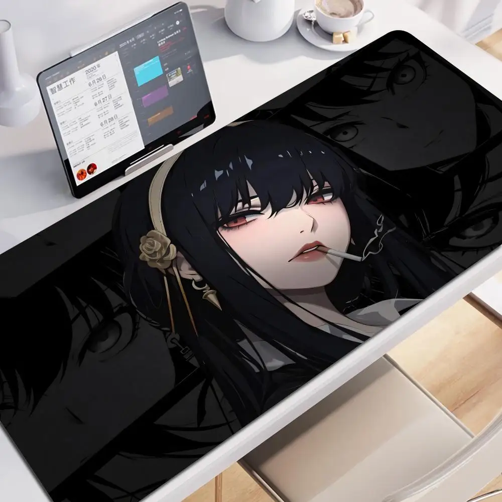 SPY×FAMILY Mouse Pad XXL Yor Forger Keyboard Pads Anime Loid Forger Mouse Mat Deskpad