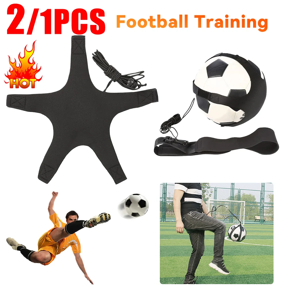 1/2PCS Football Training Belt Soccer Ball Kicking Belt for Adult Kids Football Trainer Football Training Equipment Freeshipping