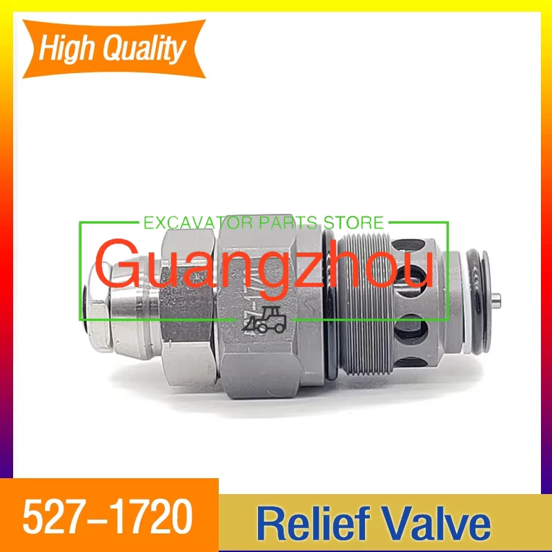 

for Caterpillar E323 325 330 336GC 345D 349F Main Pressure Relief Valve 527-1720 5271720 Higher Quality Excavator Parts New