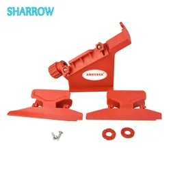Regulowany Fletching Jig Clamp prosto Helical Feather Arrow Vanes DIY dla łucznictwo łuk i strzały polowanie akcesoria myśliwskie