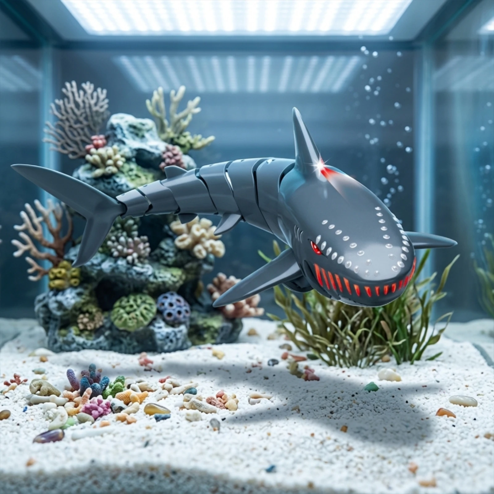 Wireless Control Shark Realistic Rc Shark Lifelike High Simulation for Children, Swimming Pool, Bathtub 6