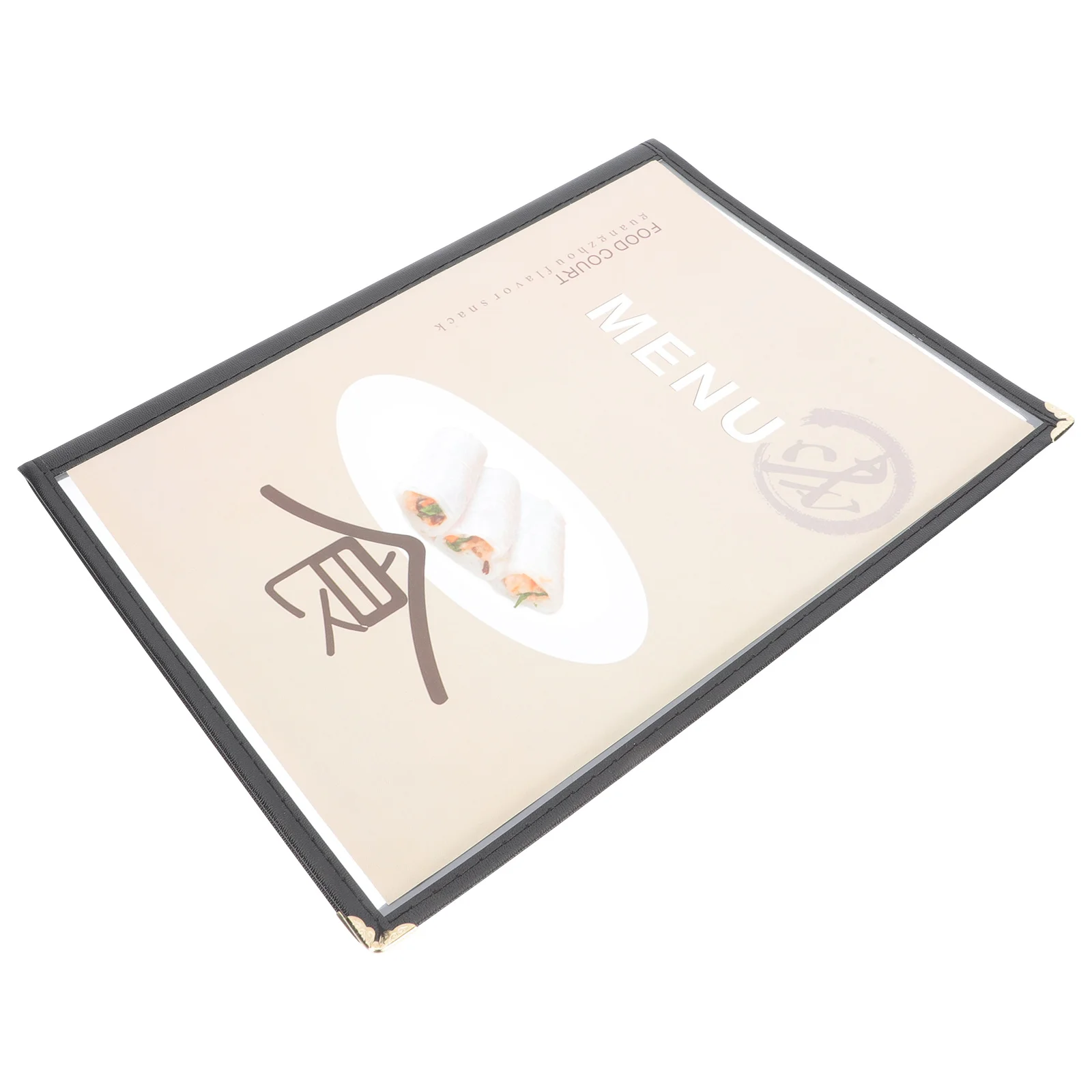 غطاء قائمة مطعم PVC شفاف، مجلد حماية القائمة المتين لبارات الفنادق والمطاعم المقاومة للزيت والماء #6