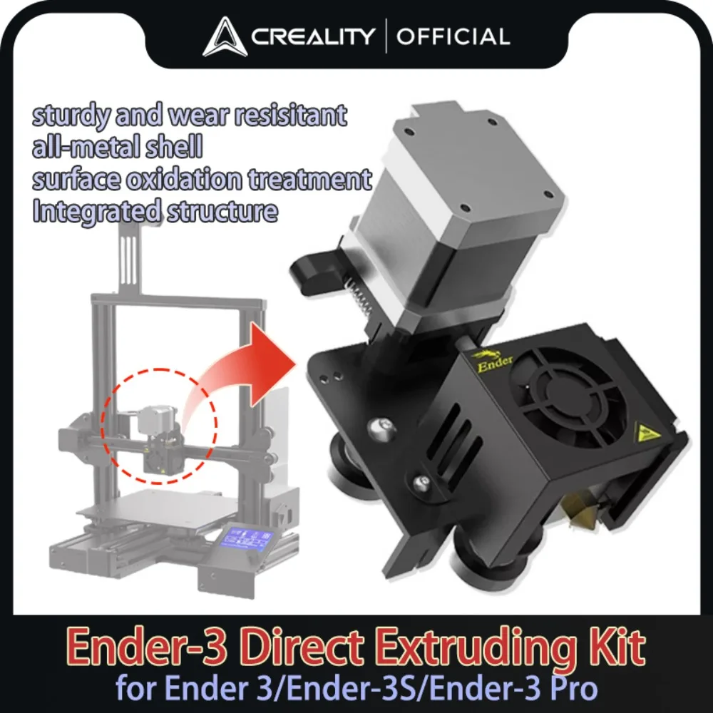 

Комплект экструдирования Creality Ender-3 Direct Ender 3/Ender-3S/Ender-3 Pro, Прочная износостойкая обработка окислением, детали 3D-принтера