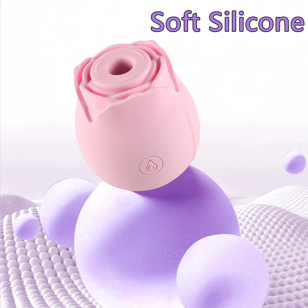 قوية مص الورد هزاز مصاصة البظر للإناث البظر عن طريق الفم محفز الحلمة G-بقعة النساء معدات الاستمتاع واللعب الجنسي الكبار