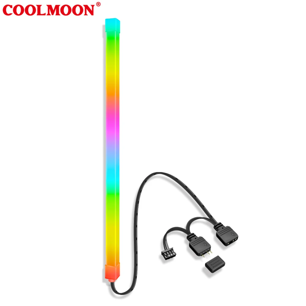 5V 3Pin 4Pin Flexible Light Bar ARGB AURA SYNC 26LED PC Case Strip Computer Accessories Flexible Light Strip Silicone for ASRock