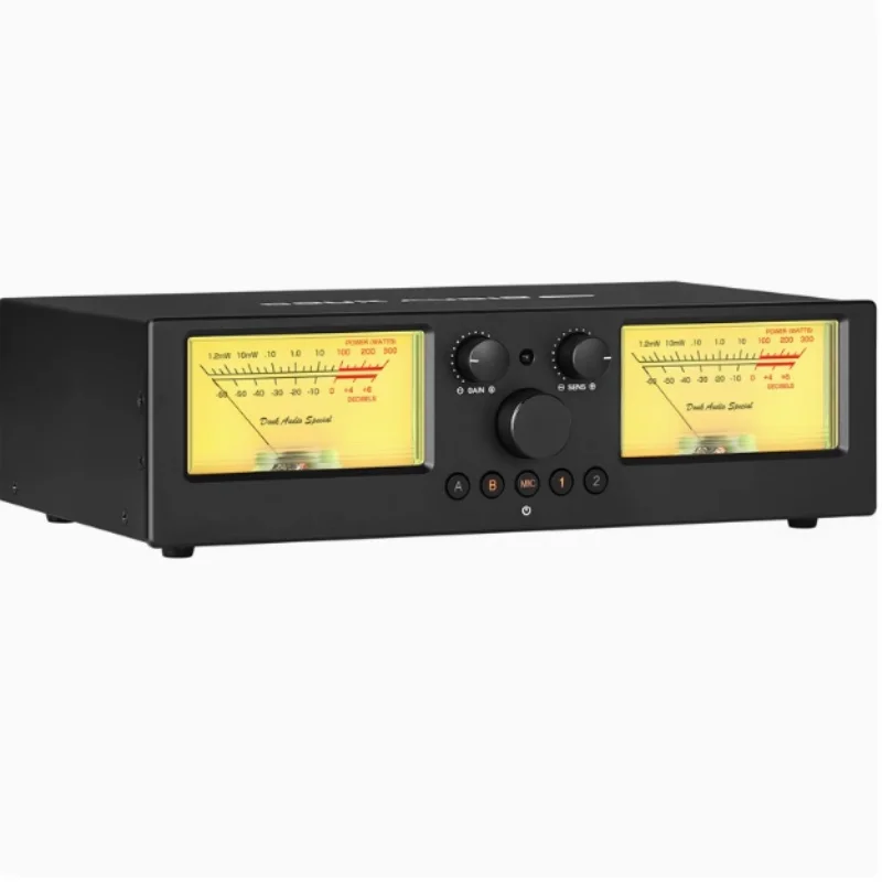 

Douk Audio VU3PRO 2-IN-2-OUT Switcher Box Amplifier/Speaker Selector With VU Meter