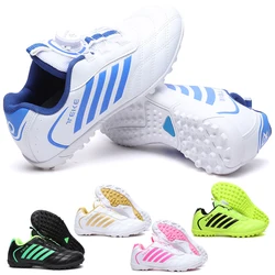 Baskets de jeu d'entraînement d'intérieur et d'extérieur pour jeunes garçons et filles, chaussures de football confortables pour étudiants, personnalité, pelouse, 29-39 #