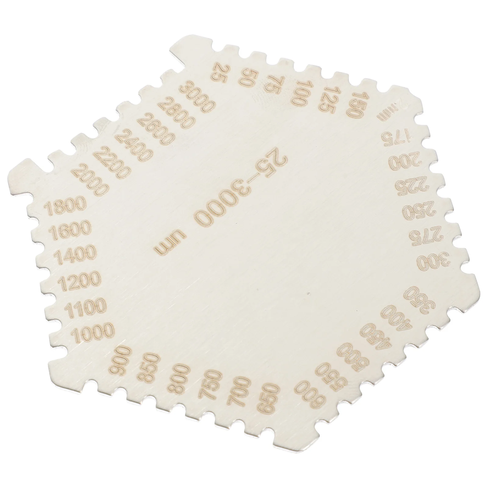 المهنية الفولاذ المقاوم للصدأ قياس سمك الفيلم الرطب أداة قياس عالية الدقة لتطبيقات الطلاء الصناعي الصلب