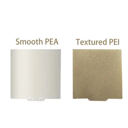 210x210mm KP3S Pro PEI Sheet Double Side Textured PEI And Smooth Specular PEA Spring Steel Build Plate Magnetic Durable Bed