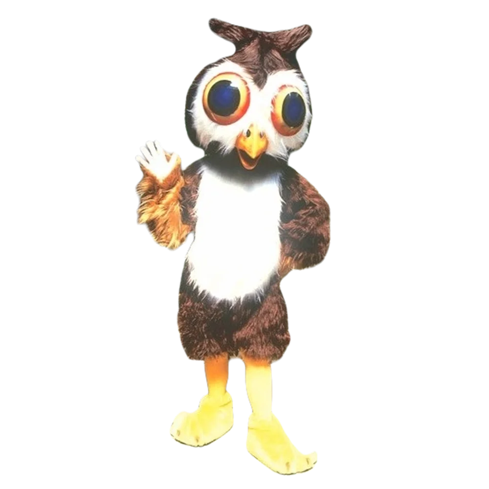 Baby Owl Baby Mascot Costume Adult Size Cartoon Character Carnival Party Cosply Mascotte Mascota Fit Suit Kit Free Ship SW1045