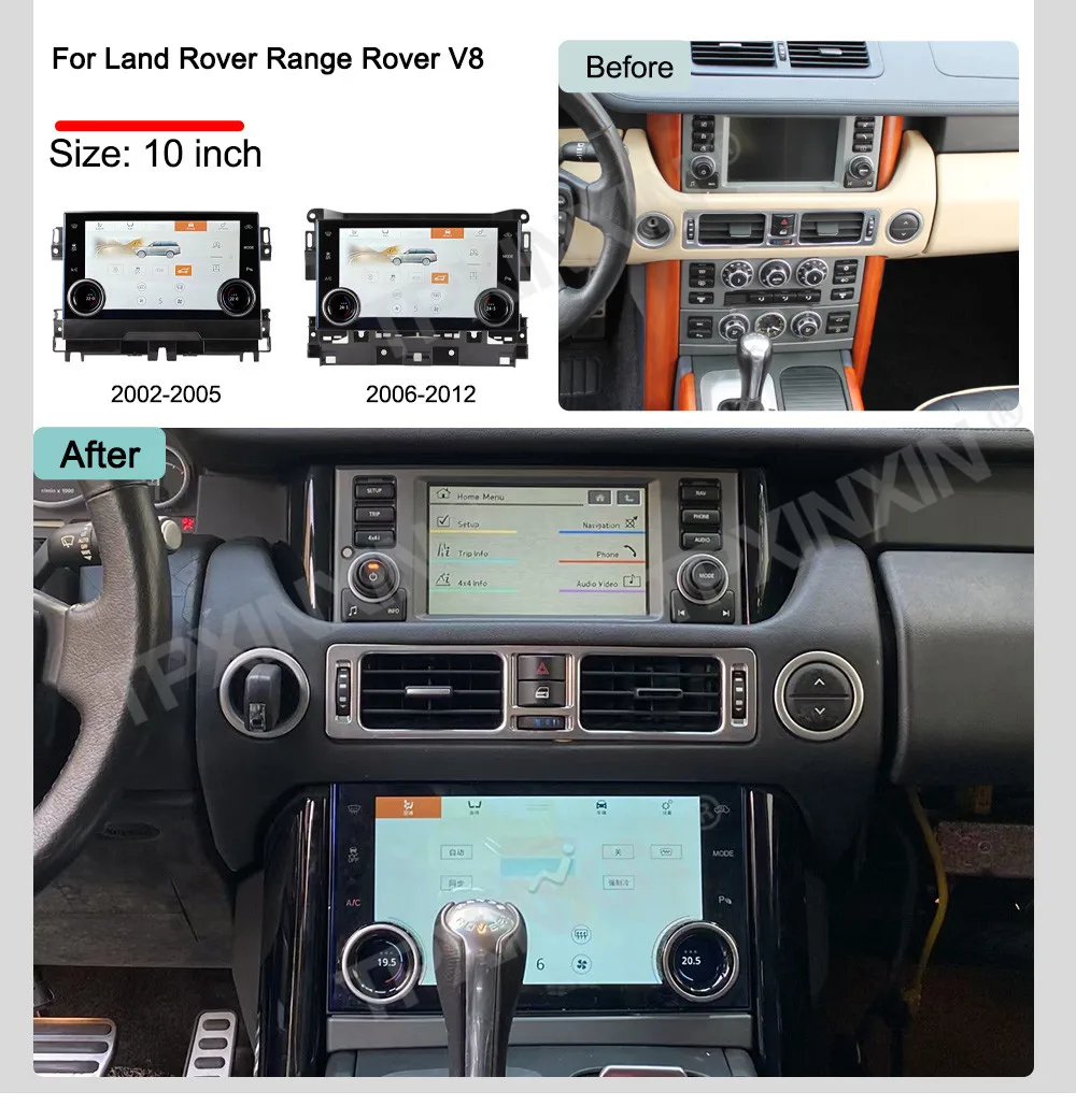 LCD Air Conditioning Board AC Panel For Land Rover Range Rover V8 L322 2002 - 2012 Air Conditioner Climate Touch Screen