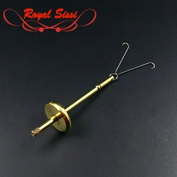 New classic 1pcs brass disc dubbing twister medium size fly tying twister tool spinner brass jig fly tying tools