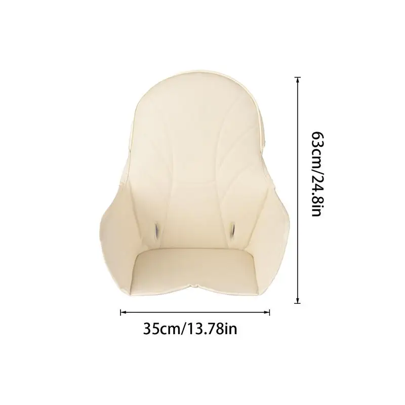 High Chair Cushion Highchair Cushion Chair Pad Padded Insert Baby High Chair Accessories Washable For Indoor And Outdoor