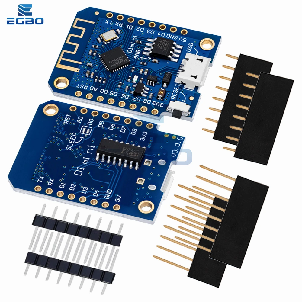 1 ~ 10 قطعة Wemos D1 Mini V3.0 WIFI لوحة تطوير إنترنت الأشياء على أساس ESP8266 CH340G 4 ميجابايت لـ Arduino Nodemcu V2 MicroPython
