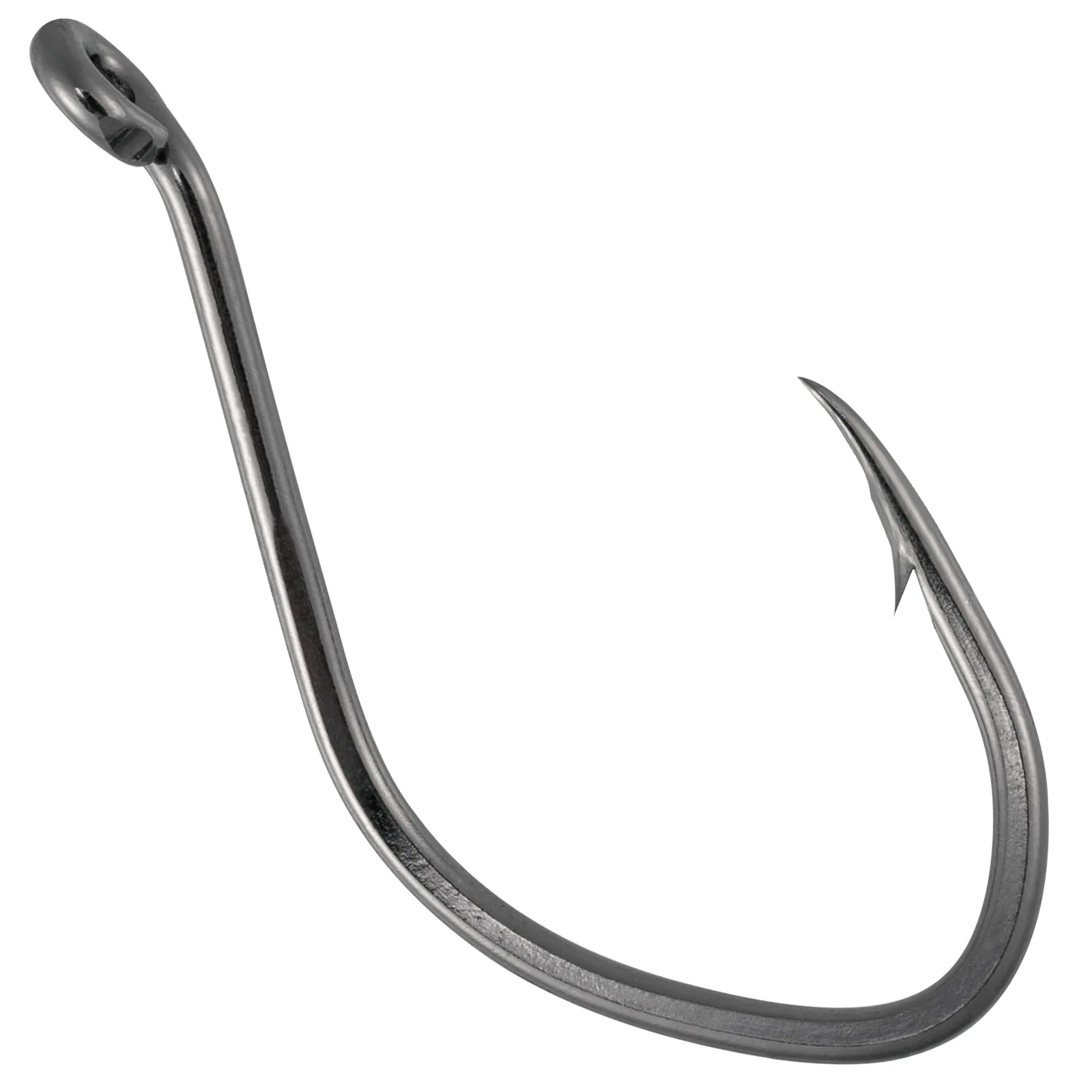 Anzuelos offset Big River – Cebo vivo para halibut y lucio - imagen 2