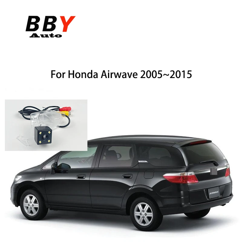 Rear Camera For Honda Airwave 2005 2006 2007 2008 2009 2010~2015 lamp led Backup Parking Reverse Camera Housing kits