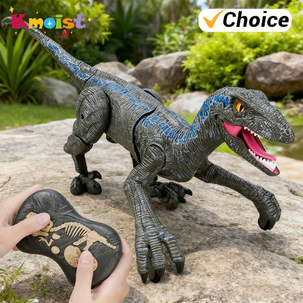 

RC Dinosaur Robot Electronic Intelligent Remote Control Animals Music Light Toy Electric Toys For Boys Children Xmas Gifts
