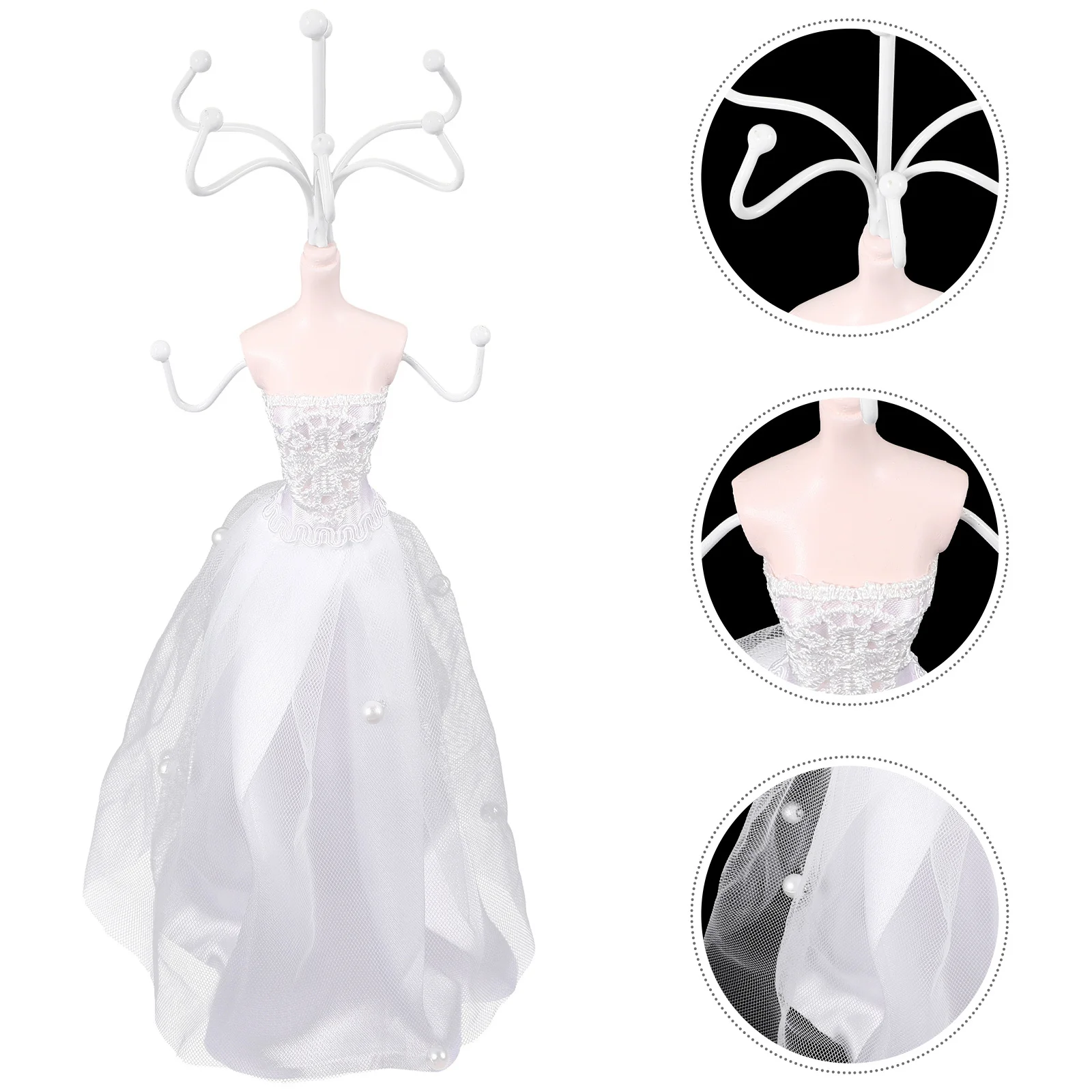 

Princess Jewelry Rack Creative Necklace Stand Exquisite Home Decor Desktop Adornment Organizer Necklace Stand Desktop Adornment