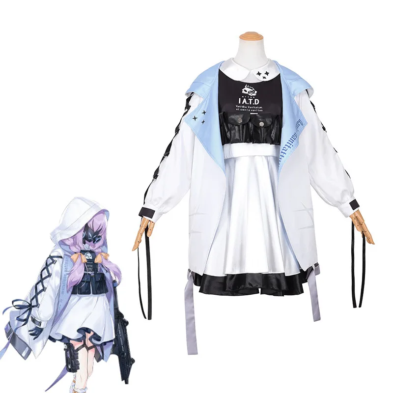 Blauw Archief Cosplay Hakari Atsuko Hakari Cosplay Uniformen Pruik Anime Spel Carnaval Halloween Kerstfeest Meisje Wome Kleding