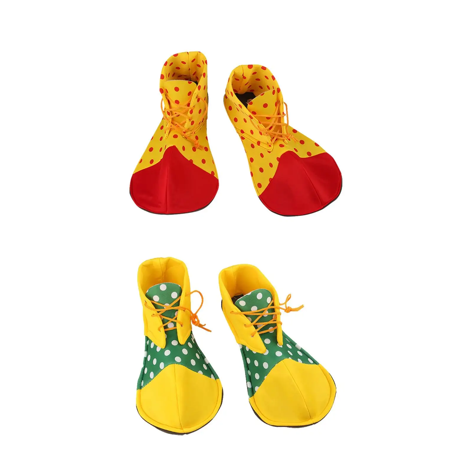 Adult Clown Shoes Outfit Cosplay Novelty Roles Play Costume Footwear Funny Props