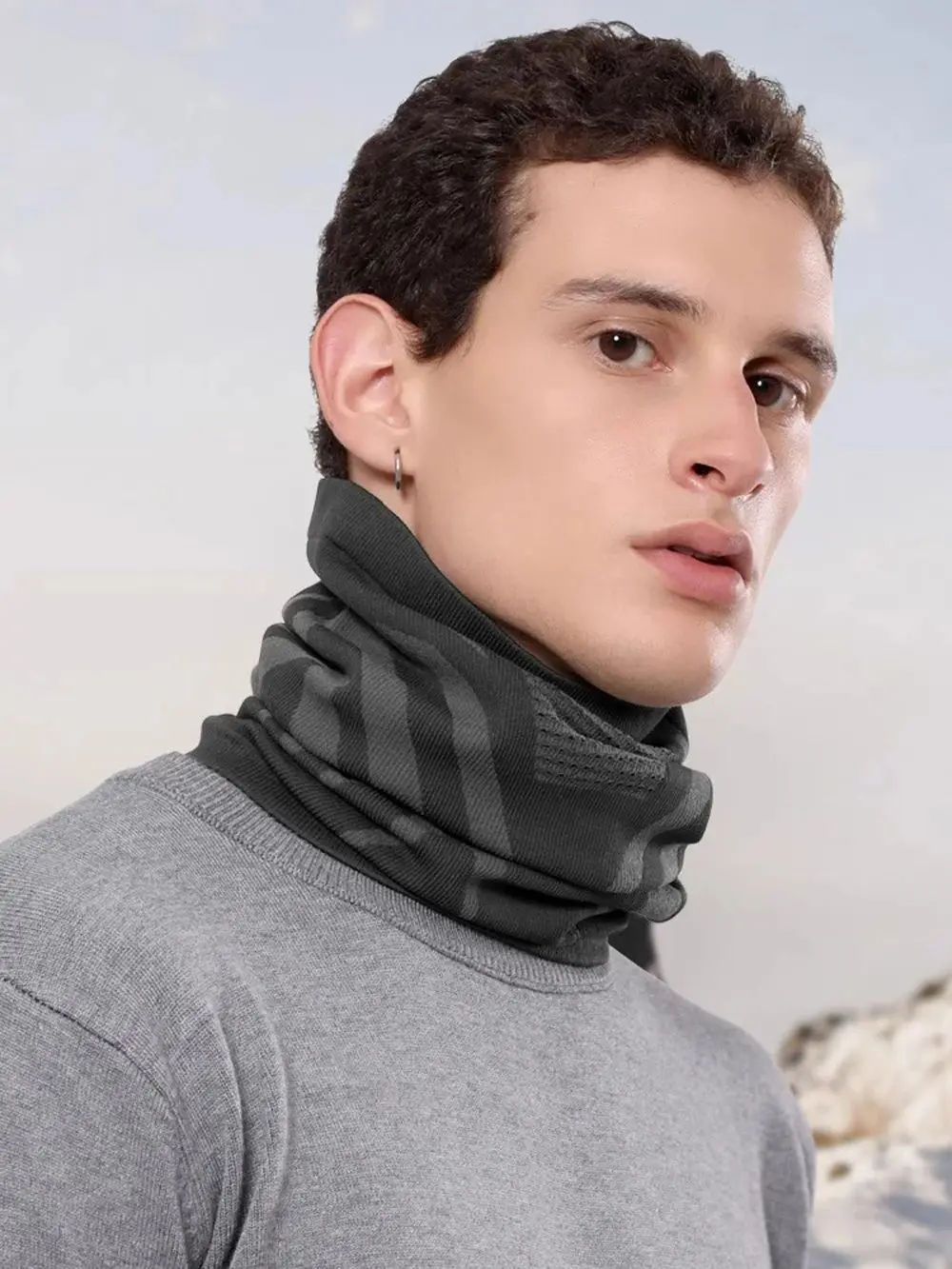 AliExpress NONE 1pc/2pcs/3pcs Windproof Warm Half Face Mask Scarf Unisex Running Cycling Skiing Mask Elastic Breathable Bicycle Motorcycle Mask