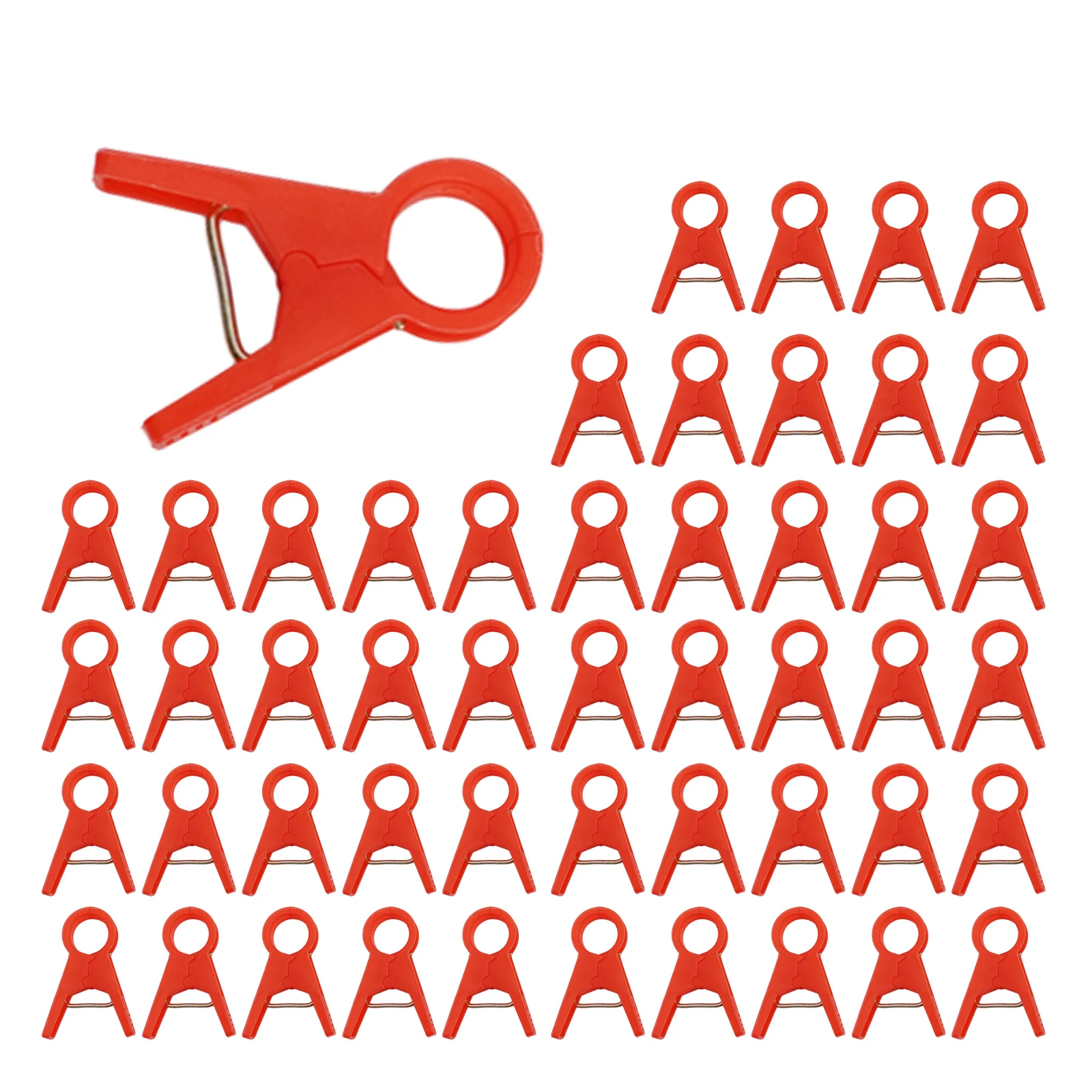 50pcs Reusable Plant Clips Adjusting Climbing Supports Outdoor Garden Climbing Plant Support Fixing Clip For Tomato Vine