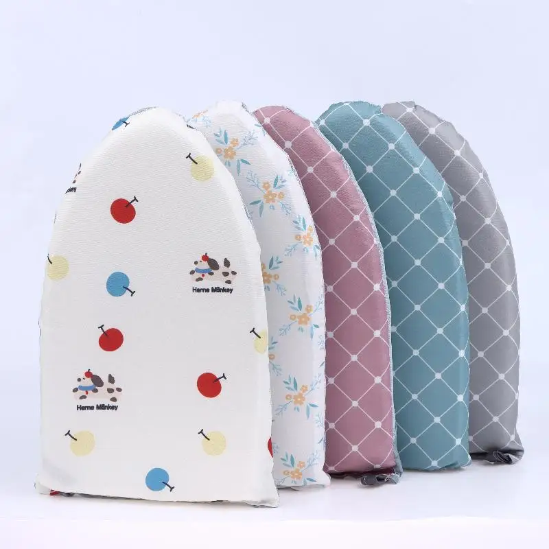 1Pc Handheld Ironing Board With Finger Loop Washable Anti-scald Gloves Iron Pad Cover Heat & Stain Resistant For Clothing Store