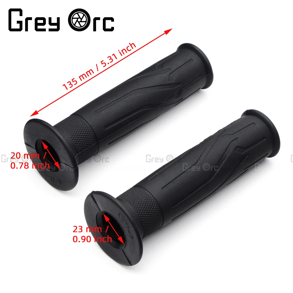 

7/8" 22MM Motorcycle Handlebar Handle Rubber Sleeve Handle Grip Rubber Set for Yamaha MT09 Tracer 900GT Pull Edition