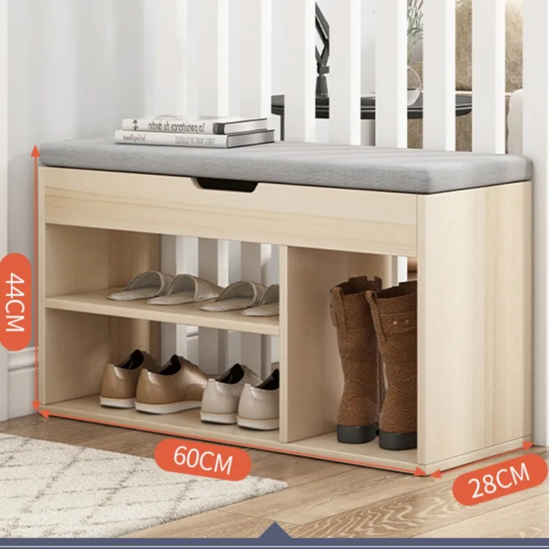 Portable Shoe Rack Seatable Cabinets Entrance Storage Bench Integrated Shoes Cabinets Organizer Household Living Room Furniture