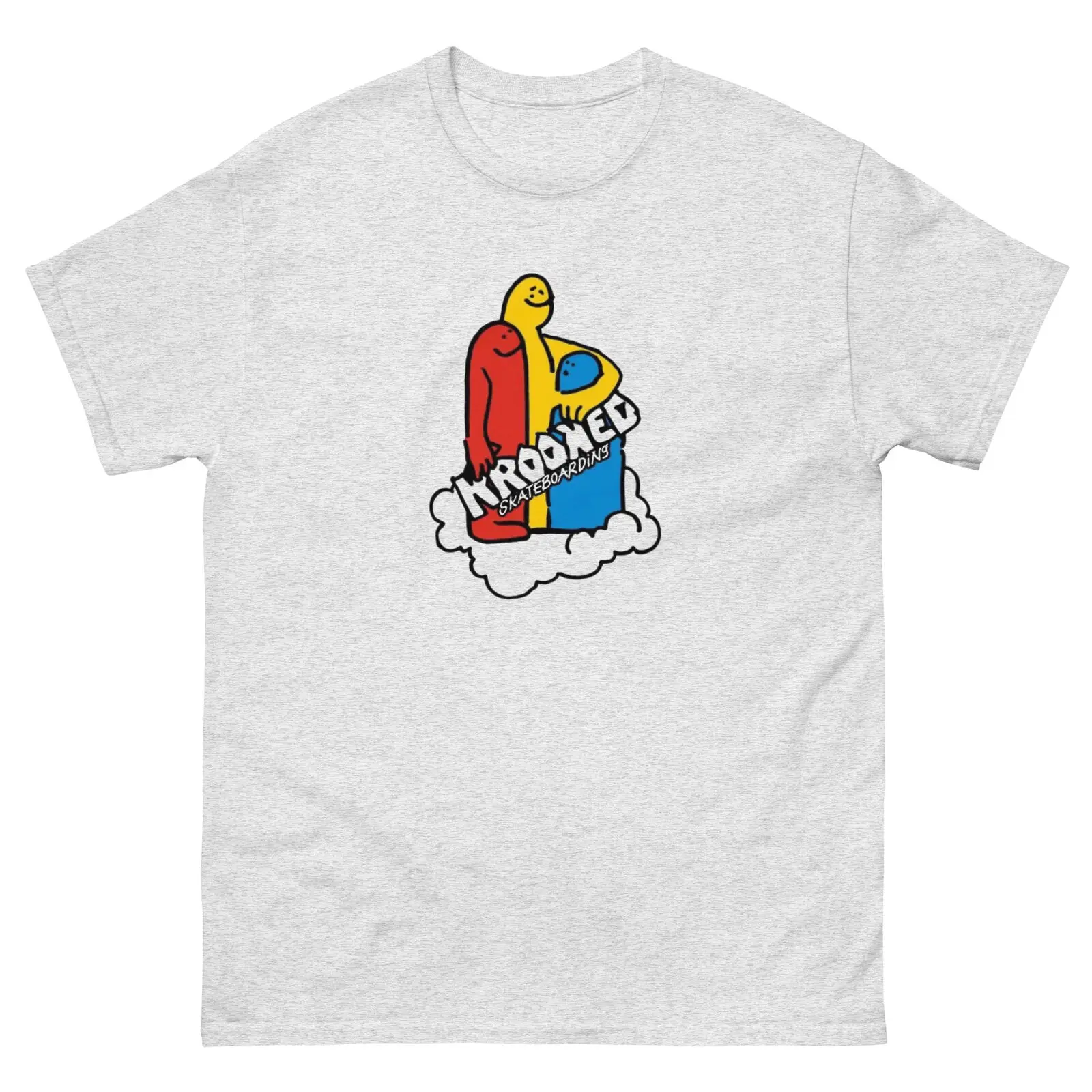 

Krooked Skateboards Nuclear Family Ретро Скейтбординг Футболка Дизайн