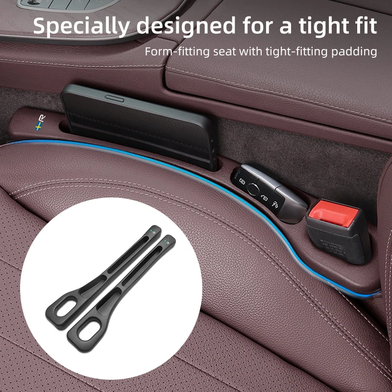 Car Seat Gap Filler Strip Multi-Use Side Seam Filler Storage Box Accessories For Volvo XC40 XC60 XC70 XC90 V90 S60 S80 V40 V60