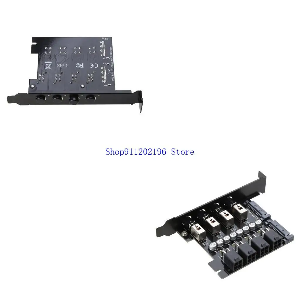 

P82A 1Set Universal Computer hard disk rack Host PCI Expansion Card Slot Rack Black