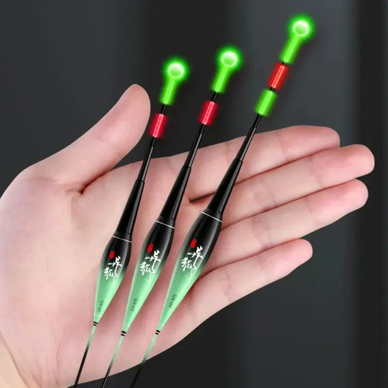 New type of LED electronic fishing float, night-lighting gravity-sensing nano buoy, with a buoyancy of 1.2 grams to 3 grams.