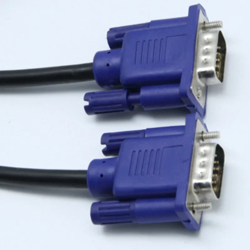 1.5M VGA, aby kabel VGA 15 Pin kabel męsko-męski złącze konwertera dla Monitor komputerowy projektora PC Adapter TV