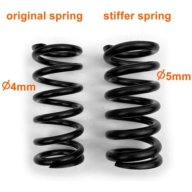 4Pcs Replacement Stiffer Spring for Mountain Skateboard Truck Hard Spring for Off-Road Skateboard Truck