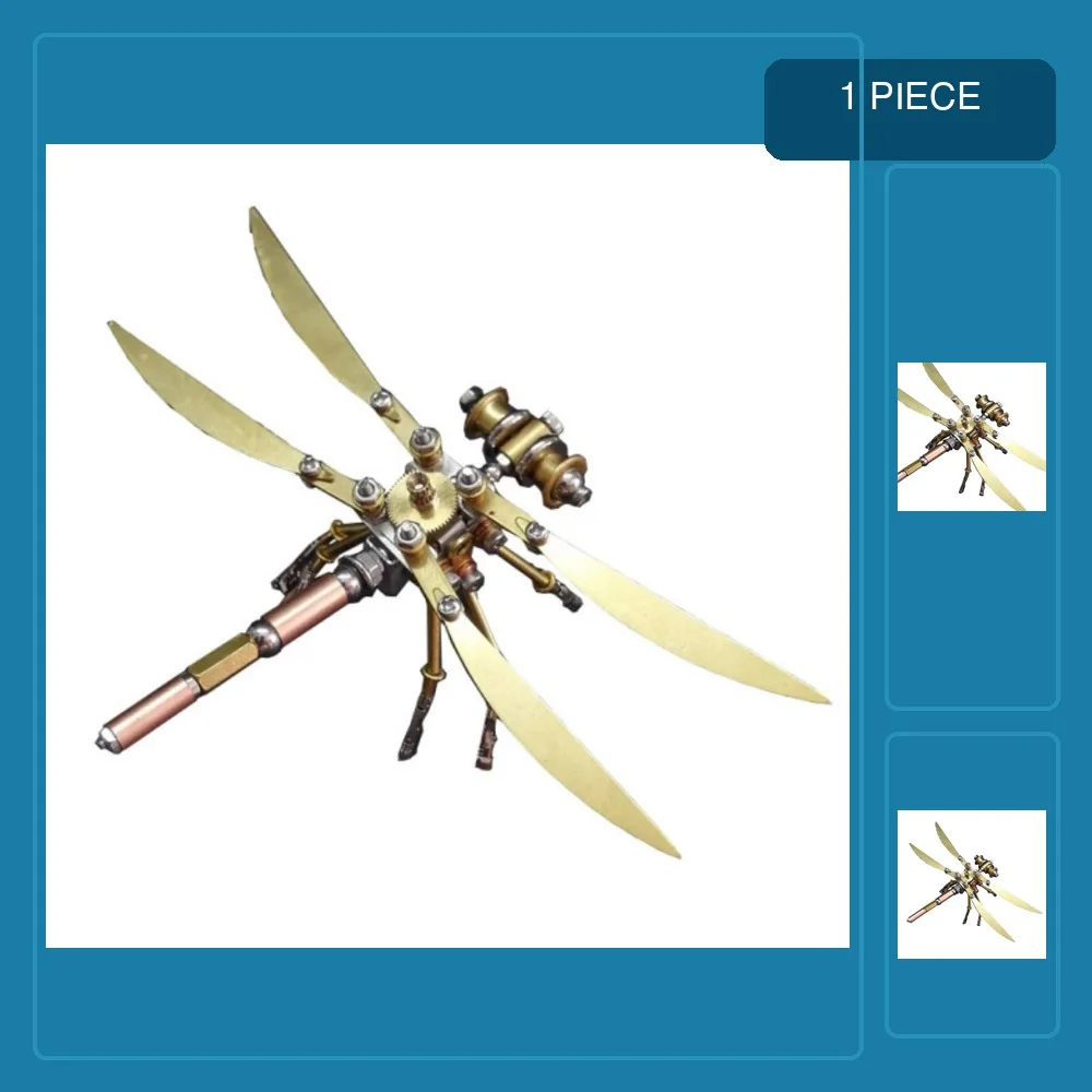 DIY Steampunk Mechanical Insects Model Kits Metal Assembly Wasp Spider Flies Butterfly Mosquito 3D Puzzle Toy for Kids Adults