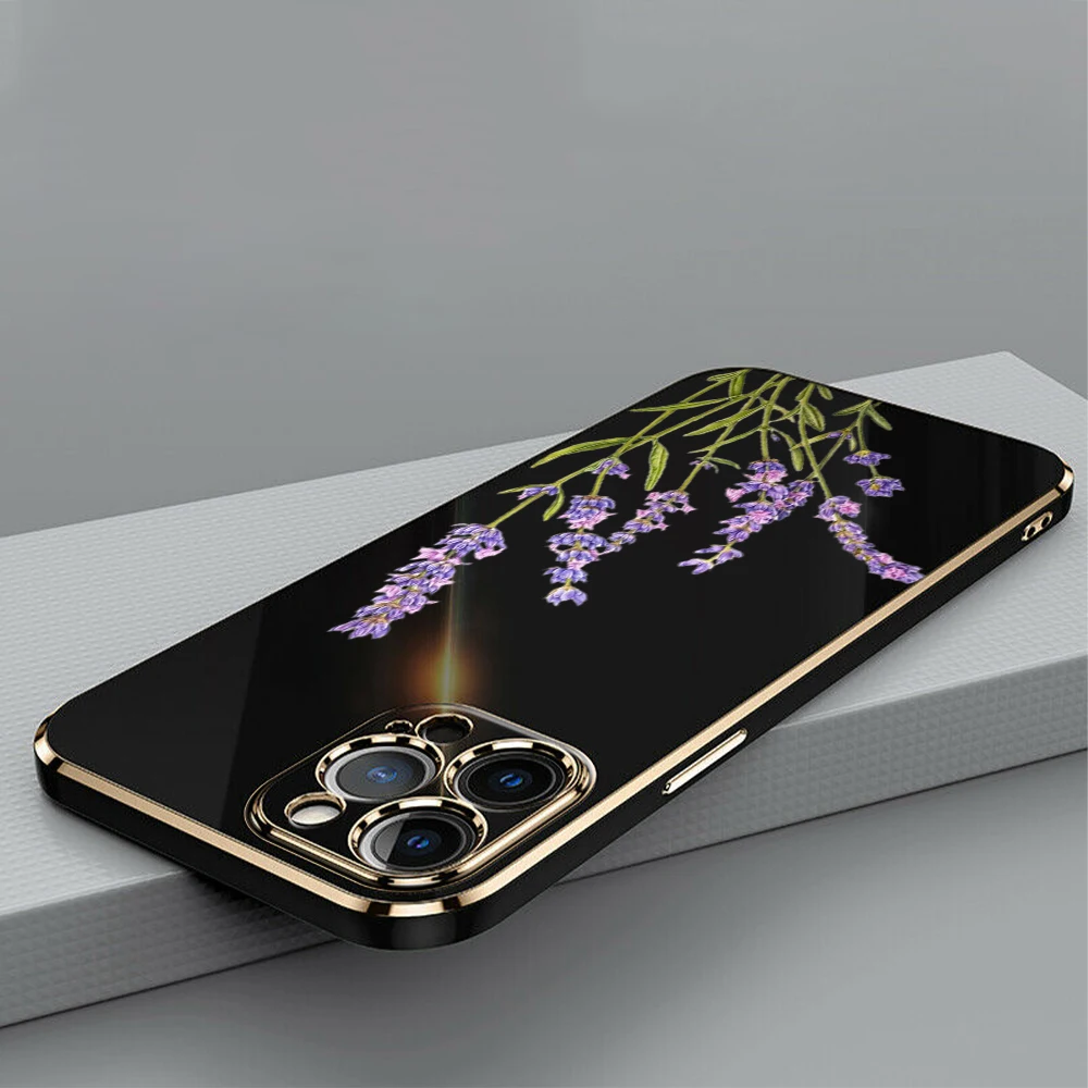 Роскошное покрытие для Infinix Hot 8 9 10 11 12 20 30 Play 40 Pro 30i 40i SS55 маленькая свежая Цветочная бабочка