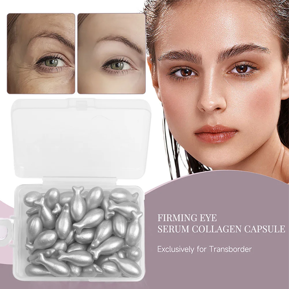 20-50pcs Capsule Eyes Serum Effectively Fade Eye Lines Smooth Wrinkles Brighten Moisturizing Essence Beauty Skin Care Products