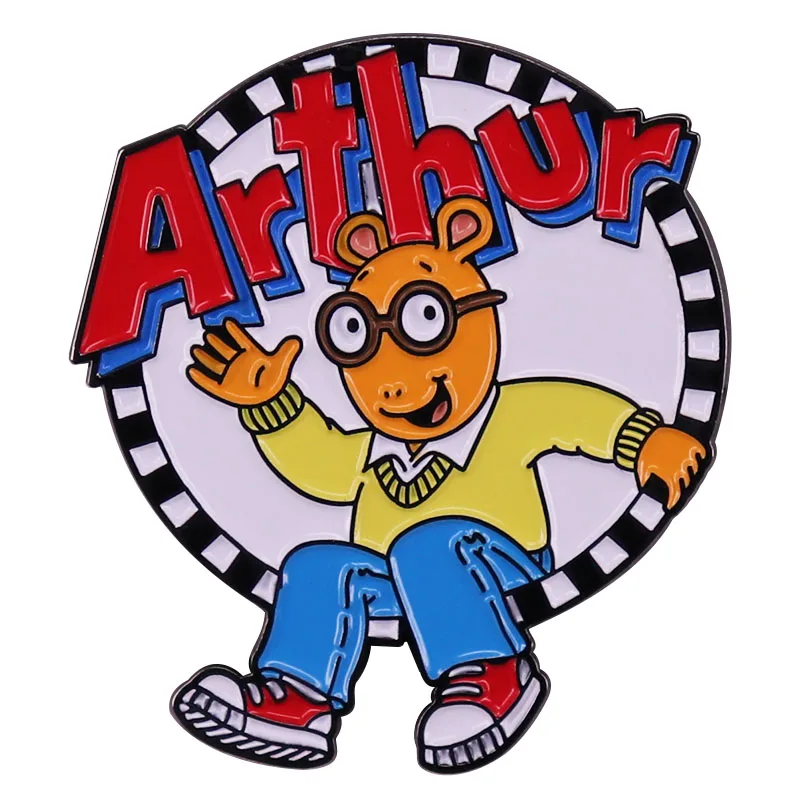 Arthur Enamel Pin Childhood Nostalgia Comics Inspiration Badges