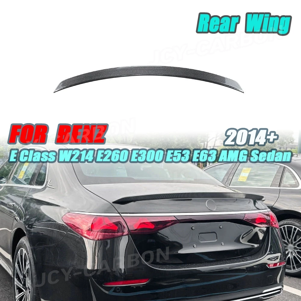 

For Benz E Class W214 E260 E300 E53 E63 AMG Sedan 2024+ Rear Trunk Boot Wing Spoiler Car Rear Spoiler Accessories