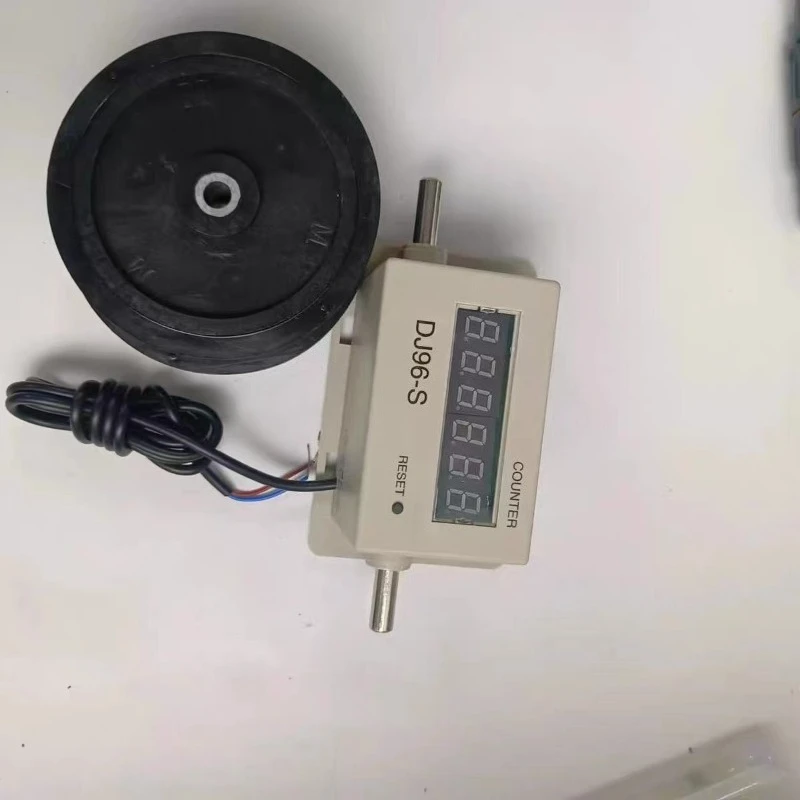 Digital Display Counter DJ96-S Electronic Length Meter, Meter Wheel 12V 24V 110V220V